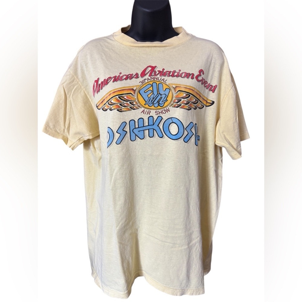 Vintage Yellow Aviation Event Tee